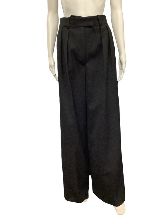 Anine Bing Pants - Anine Bing Wide Leg High Rise Pants Size: S